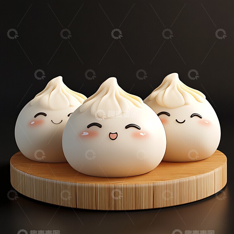 高清大图下载【趣麦麦图】卡通可爱汤圆饺子2