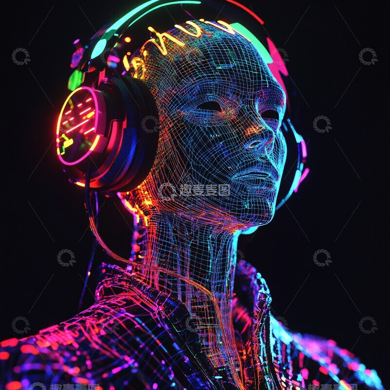 高清大图下载【趣麦麦图】全息人像耳机2