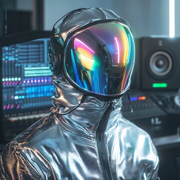 银色头盔音乐室3