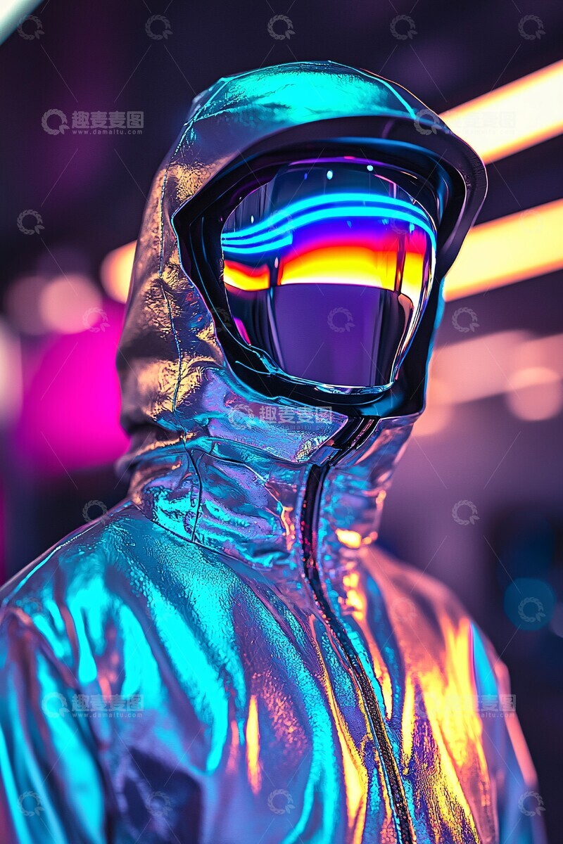 高清大图下载【趣麦麦图】银色头盔音乐工作室1