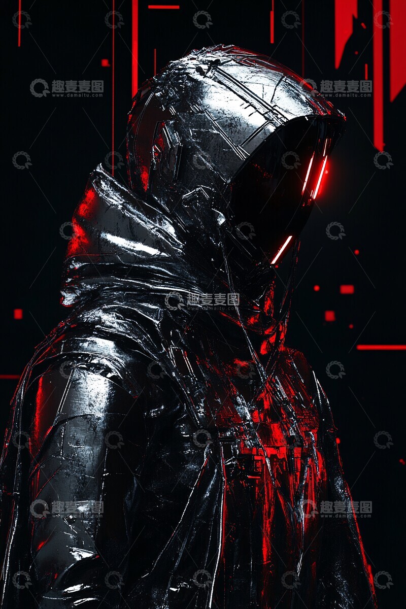 高清大图下载【趣麦麦图】银甲幽光银甲幽光金属1