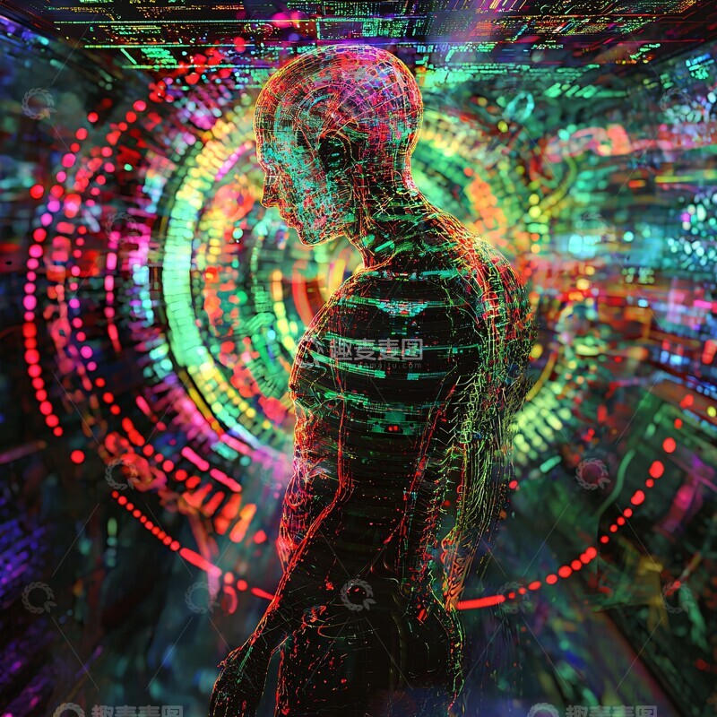 高清大图下载【趣麦麦图】未来幻象动画机械幻觉