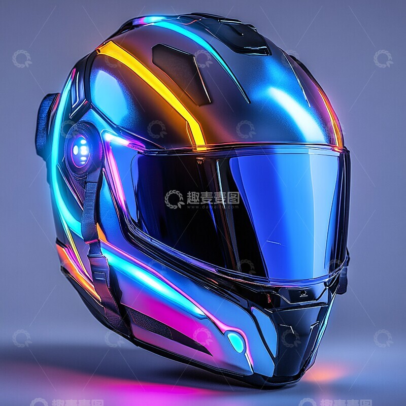 高清大图下载【趣麦麦图】-赛车头盔设计1