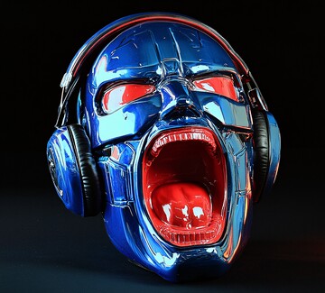 机械头戴耳机怒吼1