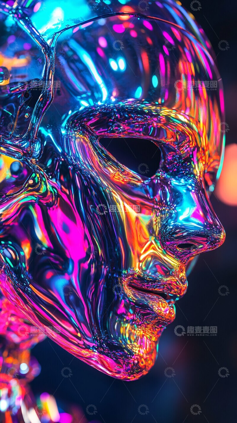 高清大图下载【趣麦麦图】赛博格全身像