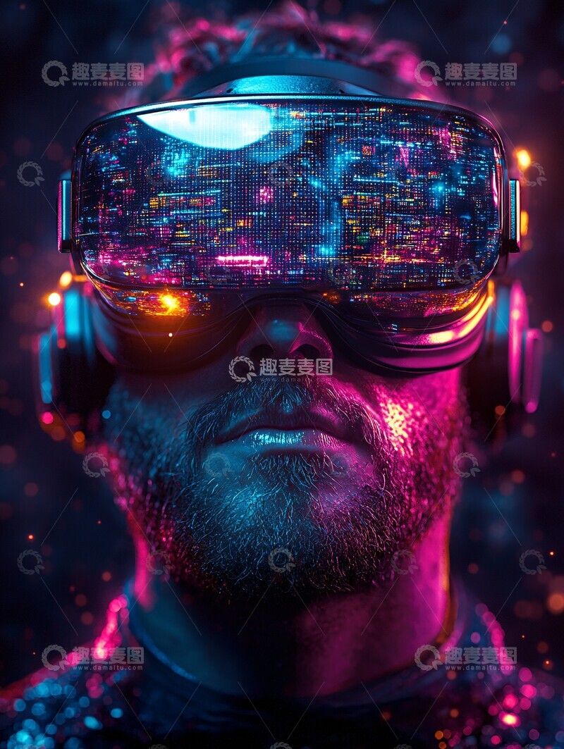 高清大图下载【趣麦麦图】虚拟现实眼镜9