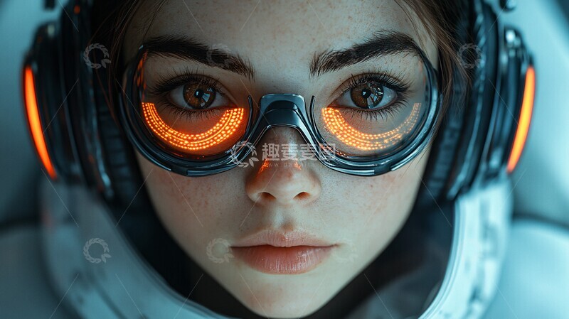 高清大图下载【趣麦麦图】高能女机器人装置