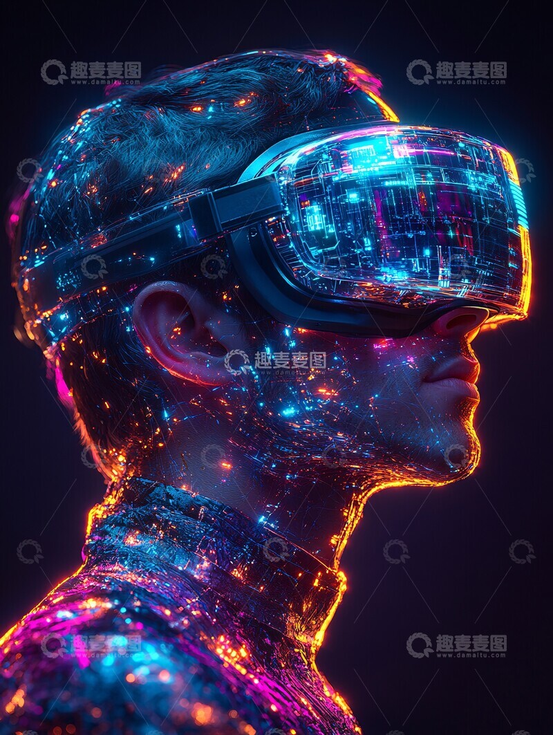 高清大图下载【趣麦麦图】虚拟现实眼镜8