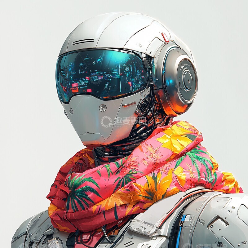 高清大图下载【趣麦麦图】热带机器人热带机器人霓虹