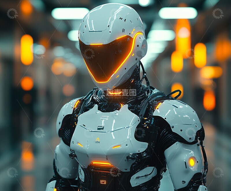 高清大图下载【趣麦麦图】未来博物馆与机器人2