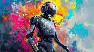 机器人涂鸦艺术