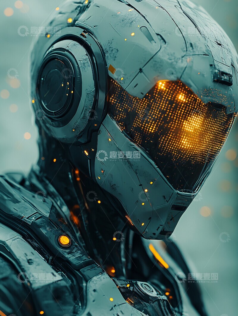 高清大图下载【趣麦麦图】机器人数据代码