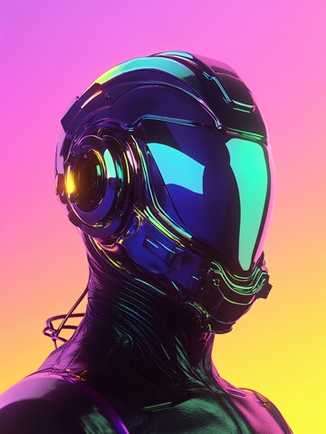 未来赛博头盔1