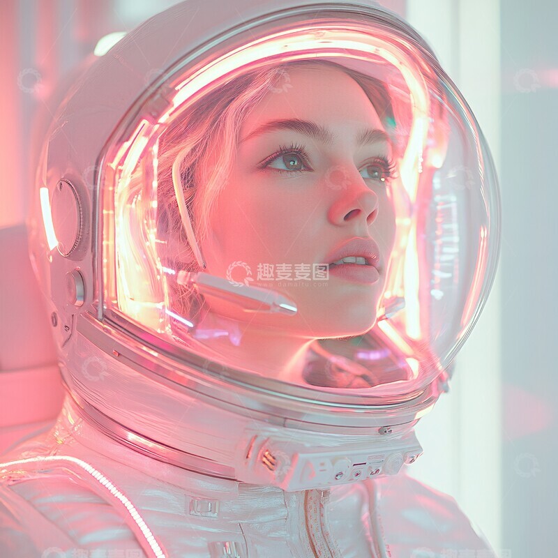 高清大图下载【趣麦麦图】宇航员年代肖像1