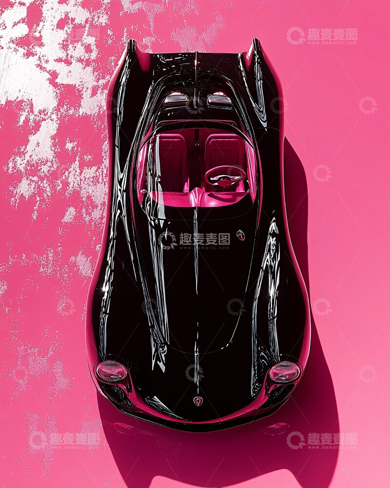 高清大图下载【趣麦麦图】黑美人超跑美人超跑引擎