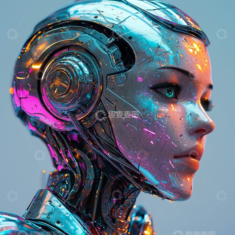 高清大图下载【趣麦麦图】人工智能聊天机器人