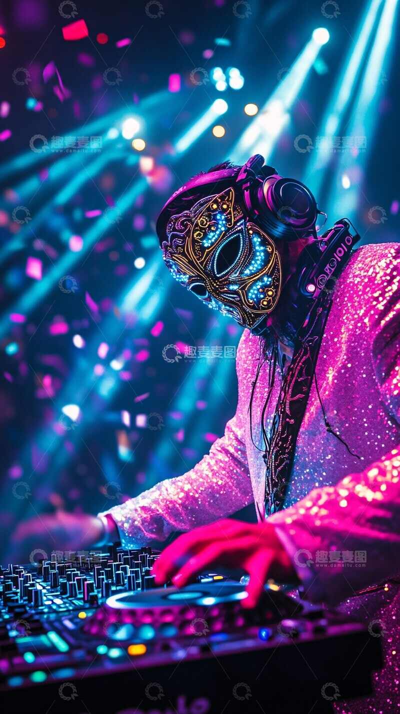 高清大图下载【趣麦麦图】表演舞台表演舞台面具