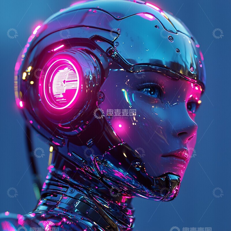 高清大图下载【趣麦麦图】人工智能聊天机器人1