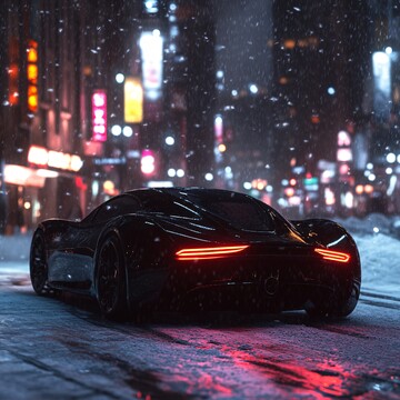 未来汽车雪中城