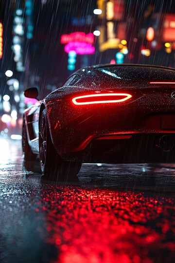 雨夜飞驰雨夜飞驰跑车