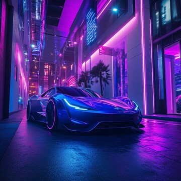 特斯拉大楼街景