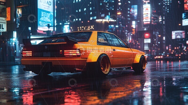 高清大图下载【趣麦麦图】复古城市车辆