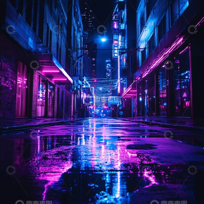 高清大图下载【趣麦麦图】特斯拉大楼街景1