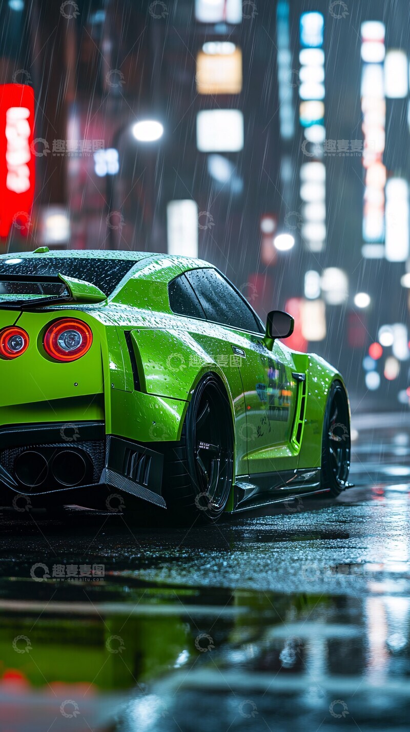 高清大图下载【趣麦麦图】日产赛车日产赛车改装1