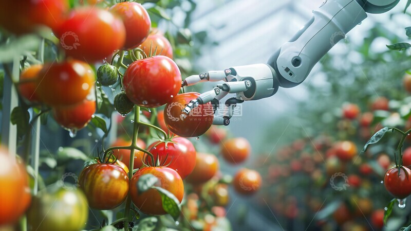 机器人采摘番茄