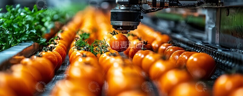 高清大图下载【趣麦麦图】机器人扫描食品缺陷2