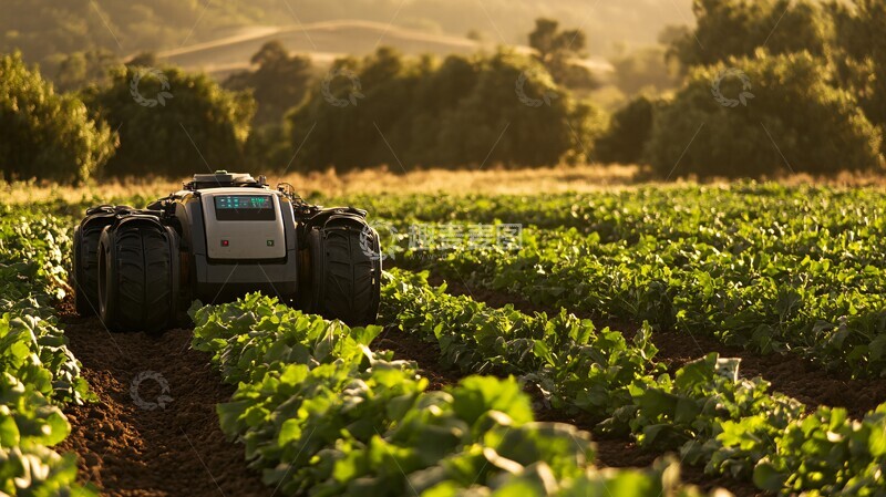 高清大图下载【趣麦麦图】智能农业机器人1