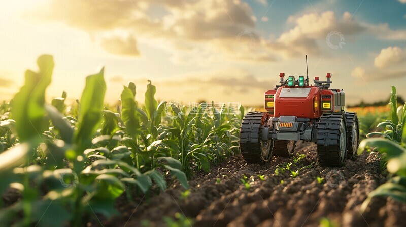 高清大图下载【趣麦麦图】智能农业机器人