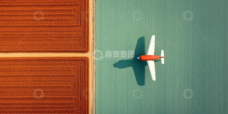 高清大图下载【趣麦麦图】无人机农田监测