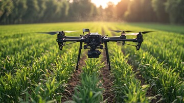 机械臂喷洒农田1