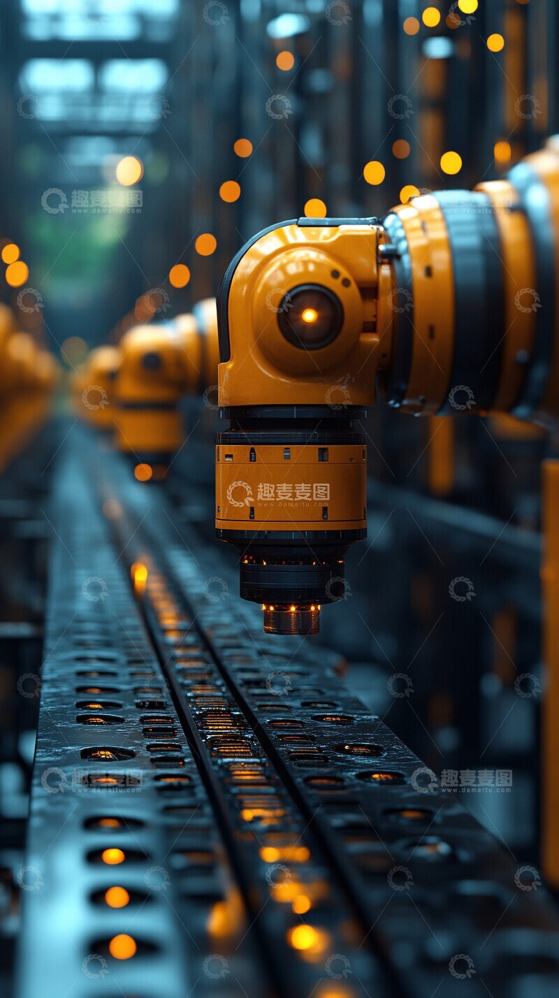 高清大图下载【趣麦麦图】智能工厂拣选场景1