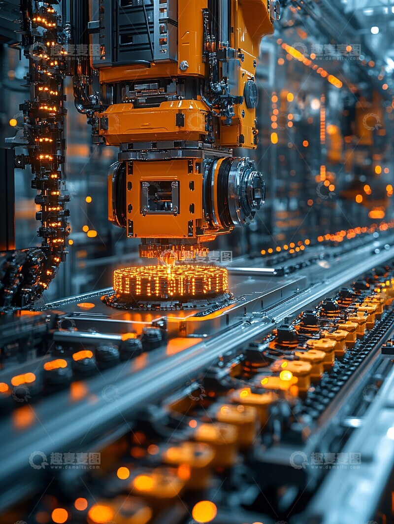 高清大图下载【趣麦麦图】中秋节工厂生产线3