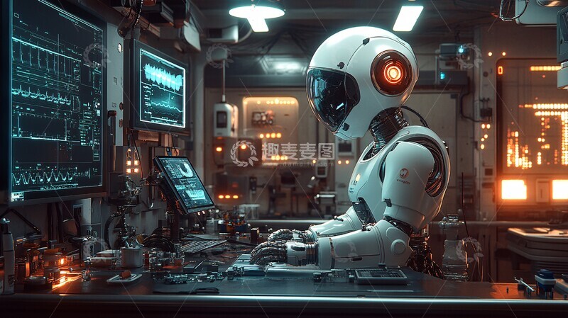 高清大图下载【趣麦麦图】手术机器人组件1