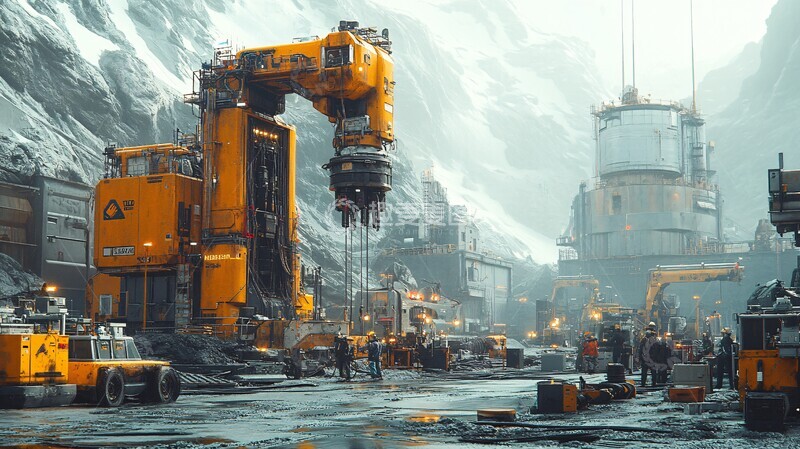 高清大图下载【趣麦麦图】自动化作业现场