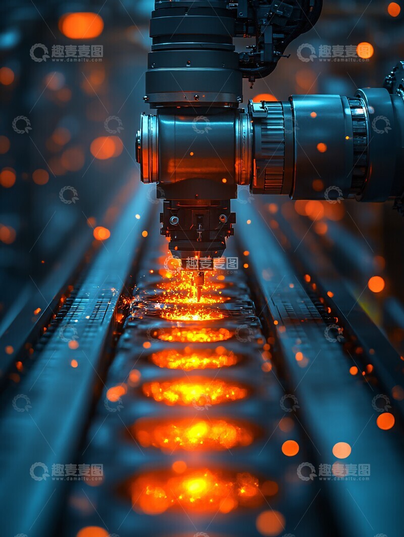 高清大图下载【趣麦麦图】中秋节工厂生产线1