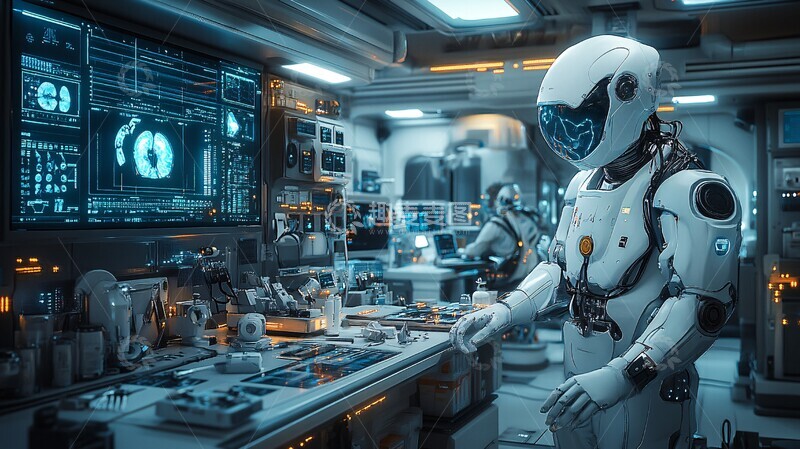 高清大图下载【趣麦麦图】手术机器人组件