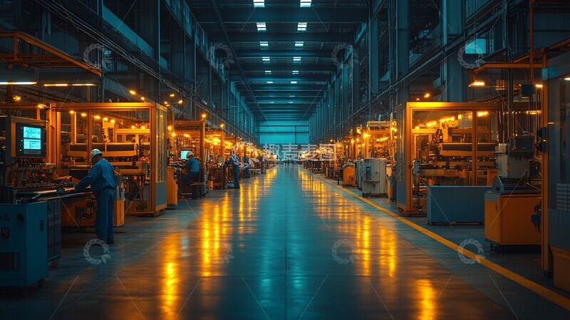 高清大图下载【趣麦麦图】工厂人员操作设备2