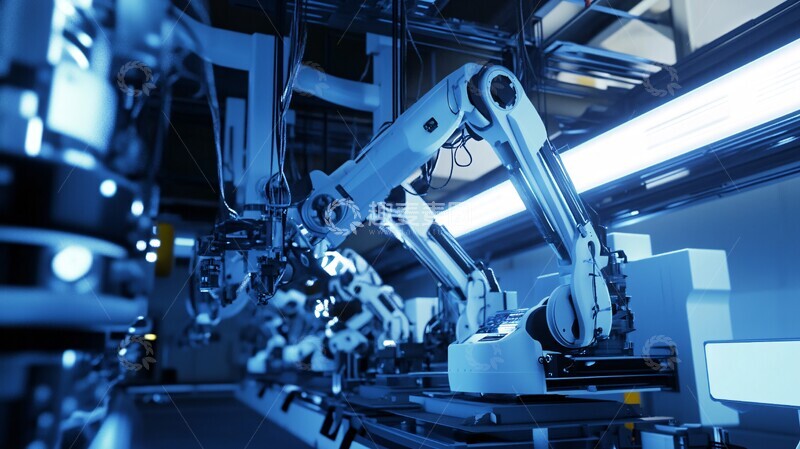 高清大图下载【趣麦麦图】智能工厂未来科技