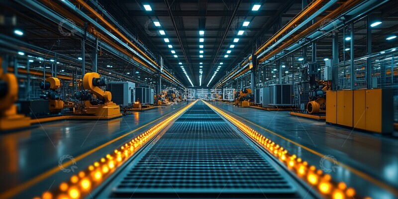 高清大图下载【趣麦麦图】机器人组装空调