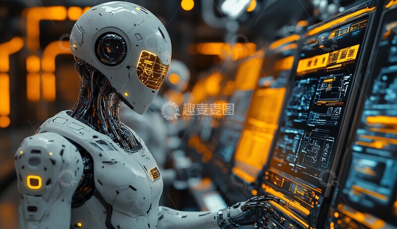 高清大图下载【趣麦麦图】智慧工厂协作2