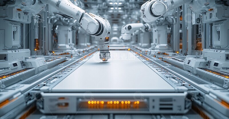 高清大图下载【趣麦麦图】机械臂装配台3