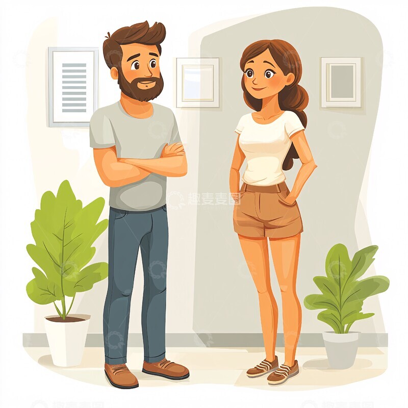 高清大图下载【趣麦麦图】丈夫照顾经期妻子1