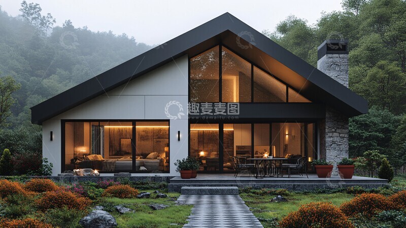 高清大图下载【趣麦麦图】山景豪宅山景豪宅现代