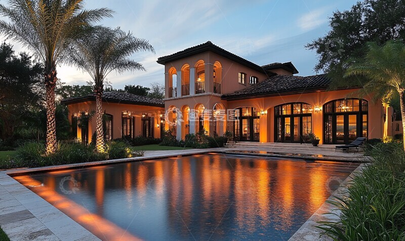 高清大图下载【趣麦麦图】庭院灯光布局