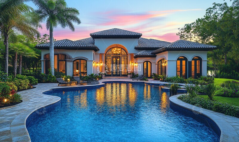 高清大图下载【趣麦麦图】庭院灯光布局1