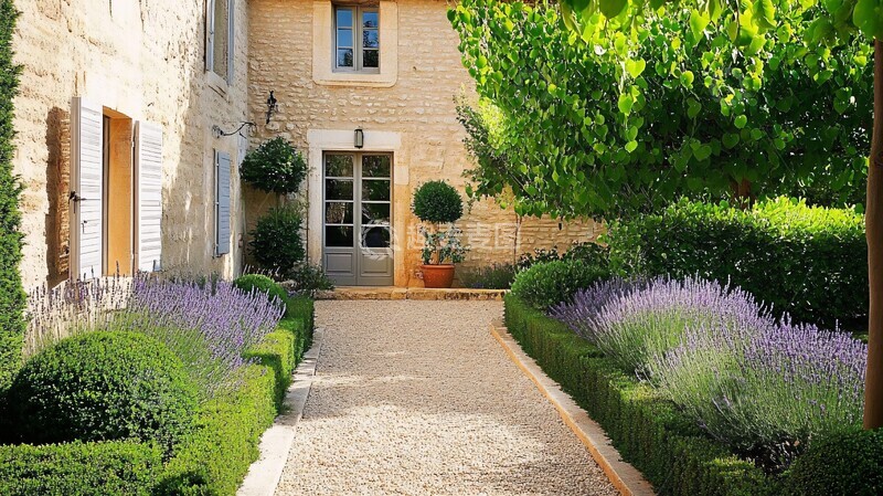 高清大图下载【趣麦麦图】石径花园设计